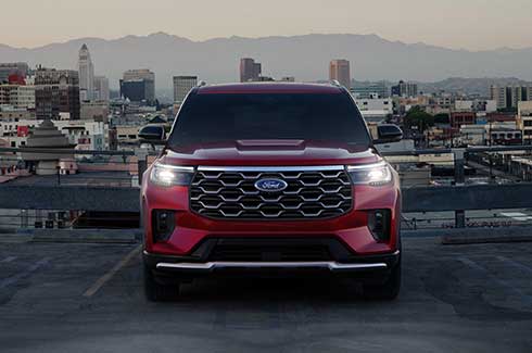 Ford Explorer 2025, SUV Cómoda con Nuevo Diseño Exterior de Fascia 